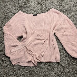 Nasty Gal Soft Pink Sweater Set